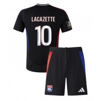 Maglie da calcio Olympique Lyonnais Alexandre Lacazette #10 Seconda Maglia Bambino 2024-25 Manica Corta (+ Pantaloni corti)